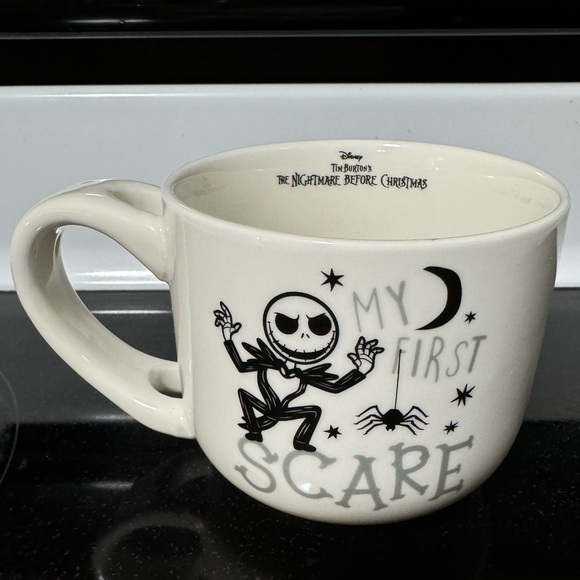 Disney Nightmare Before Christmas Coffee Mug My First Scare Jack Skellington - Picture 1 of 4